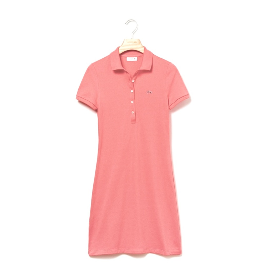 Lacoste Women’s Stretch Cotton Mini Piqu Polo ( Golf / Tennis) Dress